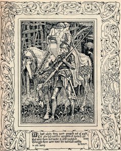 Faerie Queene, c1900 od Walter Crane