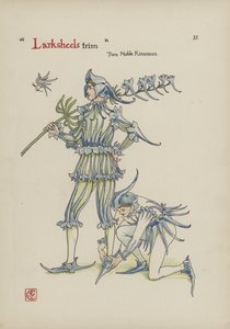 Květiny ze Shakespearovy zahrady od Walter Crane