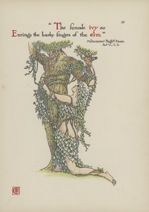Květiny ze Shakespearovy zahrady od Walter Crane