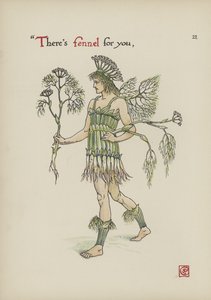 Květiny ze Shakespearovy zahrady od Walter Crane