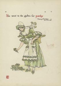 Květiny ze Shakespearovy zahrady od Walter Crane