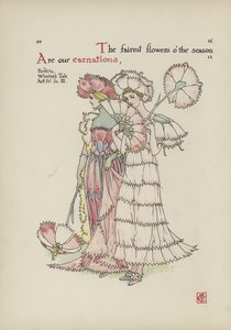 Květiny ze Shakespearovy zahrady od Walter Crane
