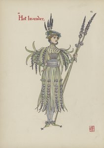 Květiny ze Shakespearovy zahrady od Walter Crane