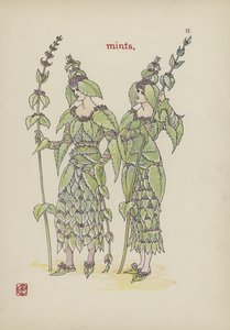 Květiny ze Shakespearovy zahrady od Walter Crane