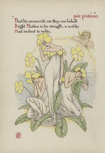 Květiny ze Shakespearovy zahrady od Walter Crane