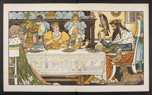 Ilustrace pro žabího prince. od Walter Crane