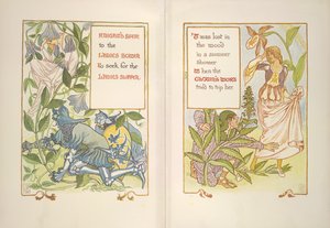 Rytířská ostruha a klaunská mladina od Walter Crane