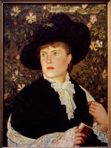 Portrét Madame Walter Crane (? -1915) rozená Mary Frances Obraz Waltera Cranea (1845-1915) 1882 Sun. 0,78x0,56 m Paříž, musee d