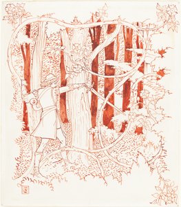 Okouzlující princ v lese od Walter Crane