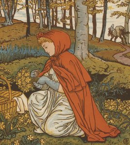 Červená karkulka (barva lito) od Walter Crane