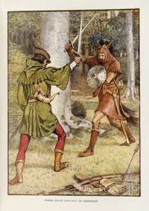 Robin Hood a Guy of Gisborne od Walter Crane