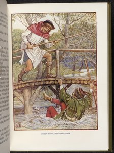Robin Hood a Malý John od Walter Crane