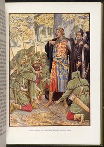 Robin Hood před Richardem I od Walter Crane