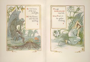 Západ slunce a láska v mlze od Walter Crane