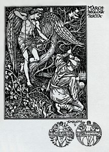 The Shepheards Calendar - březen, 1898, 1923 od Walter Crane
