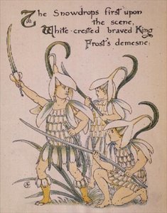 Sněženka z „Flóriny hostiny“ od Walter Crane