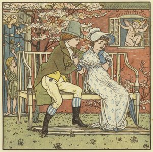 Byl jeden mužíček a usiloval o malou služku od Walter Crane