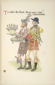Dva sluhové, Ling a Hartstongue od Walter Crane