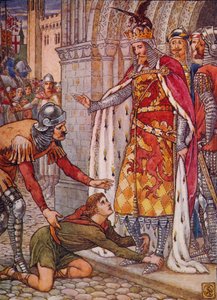 Young Owen Appeals to the King, 1911. od Walter Crane