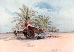 Stan Bedawi (barevná litografie) od Walter Frederick Roofe Tyndale