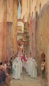 Procesí v San Remu, c1910, 1912 od Walter Frederick Roofe Tyndale