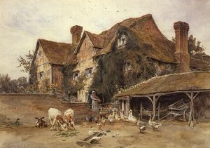 Usedlost v Surrey od Walter Frederick Roofe Tyndale