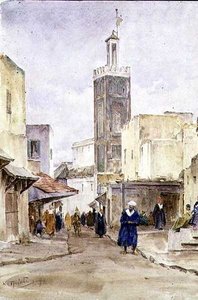 Scéna z východní ulice od Walter Frederick Roofe Tyndale