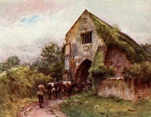 Vstupní brána, Cleeve Abbey od Walter Frederick Roofe Tyndale