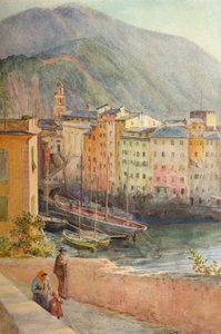 Přístav v Camogli, c1910, 1912 od Walter Frederick Roofe Tyndale