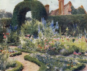 The New Forest: Garden near Brokenhurst (barevná lito)