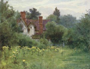 The New Forest: The Mill House, Brokenhurst (barevné lito) od Walter Frederick Roofe Tyndale