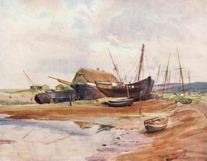 Wessex: Wessexské útočiště (barevná litografie) od Walter Frederick Roofe Tyndale