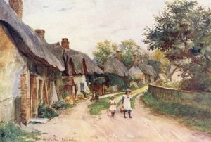 Wessex: Moreton, Dorset (barevná litografie) od Walter Frederick Roofe Tyndale
