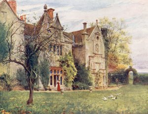 Wessex: Waterstone House, Dorset (barevná litografie) od Walter Frederick Roofe Tyndale