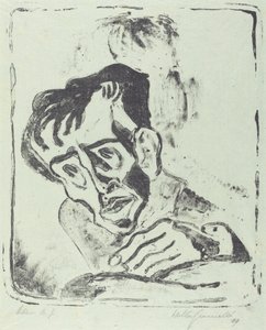 portrét dr Skvělé, 1919. od Walter Gramatte