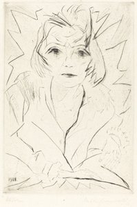 Madchen Girl, 1921. od Walter Gramatte