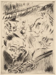 Robert v divadle, 1918. od Walter Gramatte