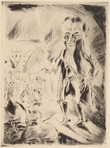 Scéna v kavárně s mrzákem, 1918. od Walter Gramatte