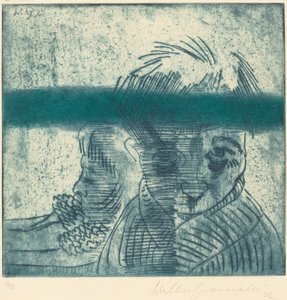 The Couple Das Paar, 1922. od Walter Gramatte