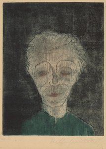 Autoportrét unaveného muže, 1923.
