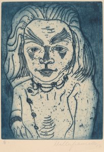Žena s náhrdelníkem, 1923. od Walter Gramatte