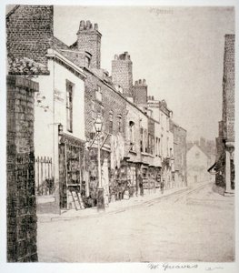 Duke Street, Chelsea, Londýn, 1873 od Walter Greaves