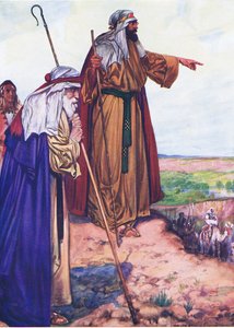 Spousta výběru z knihy The Bible Picture Book vydané Thomasem Nelsonem kolem roku 1950