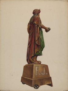 Figurka obchodu s doutníky, c. 1937. od Walter Hochstrasser
