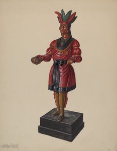 Cigar Store Indian, c. 1937.