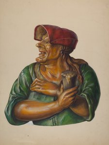 Tavern Figure, c. 1937. od Walter Hochstrasser