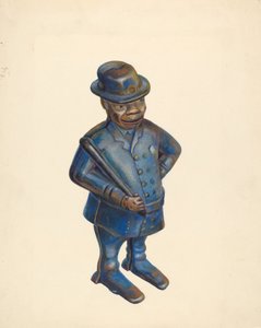 Toy Bank: Policista, c. 1939. od Walter Hochstrasser