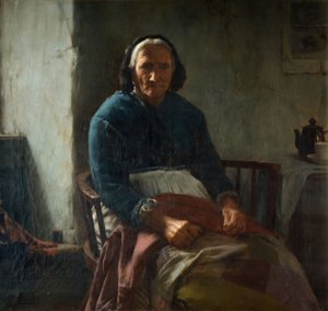 Stará cornwallská žena, 1882-1900.