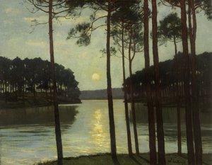 Večerní atmosféra na Schlachtensee
