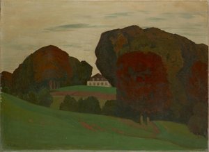 Dánský park s vilou od Walter Leistikow